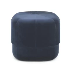 Pouf Circus, bleu foncé
