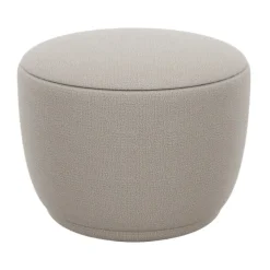 Pouf Kuon Ø48x45 cm, Socia désert