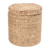 Pouf Lily avec couvercle Ø41x43 cm, Natural
