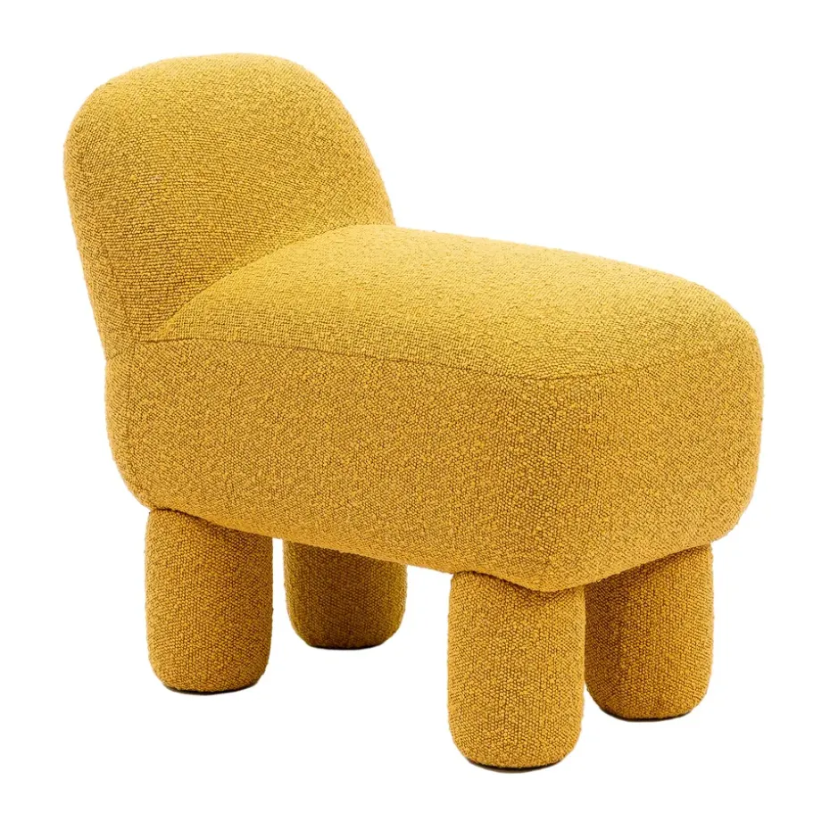 Pouf Lulu 36x65 cm, Yellow