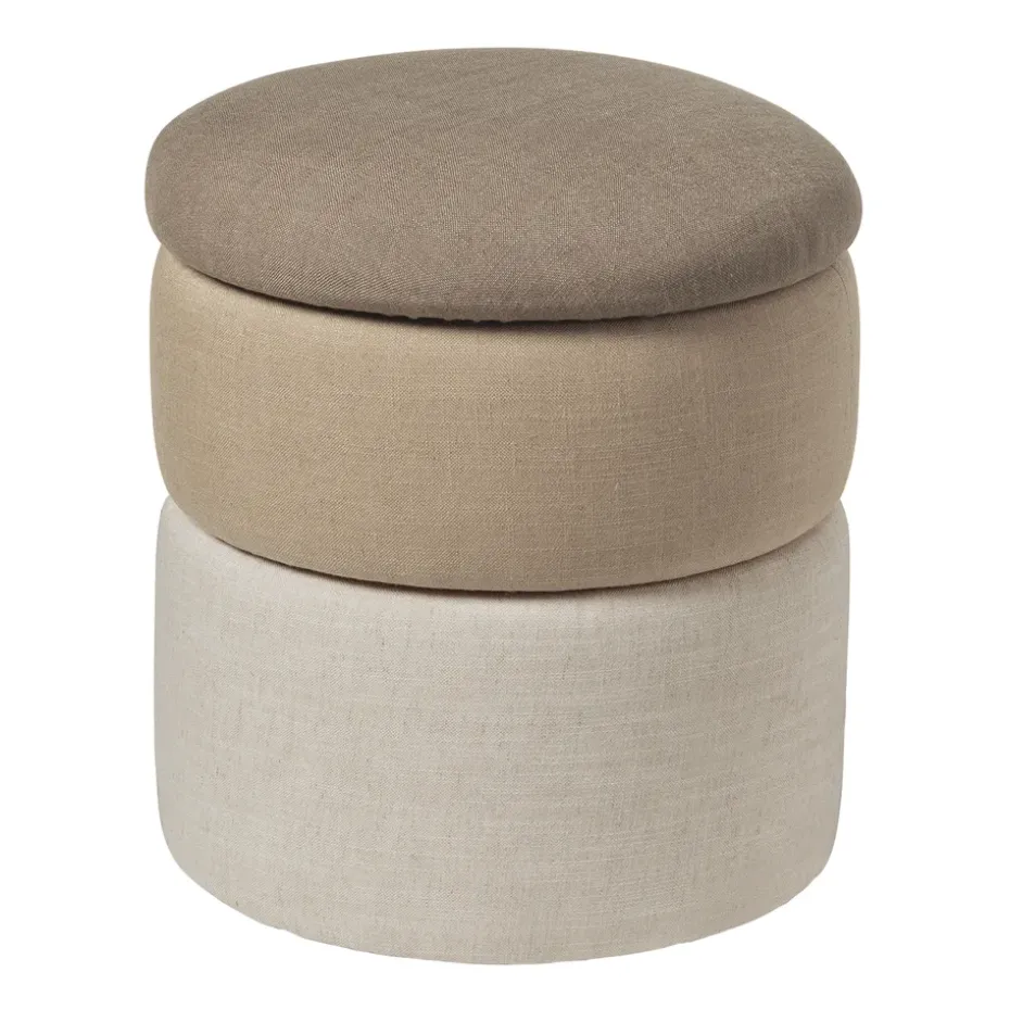 Pouf Pond 42 cm, Beige shades