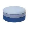 Pouf Pond 30 cm, Teintes bleutées
