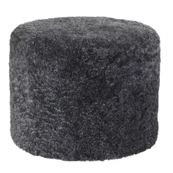 Pouf Shepherd Frida, noir graphite
