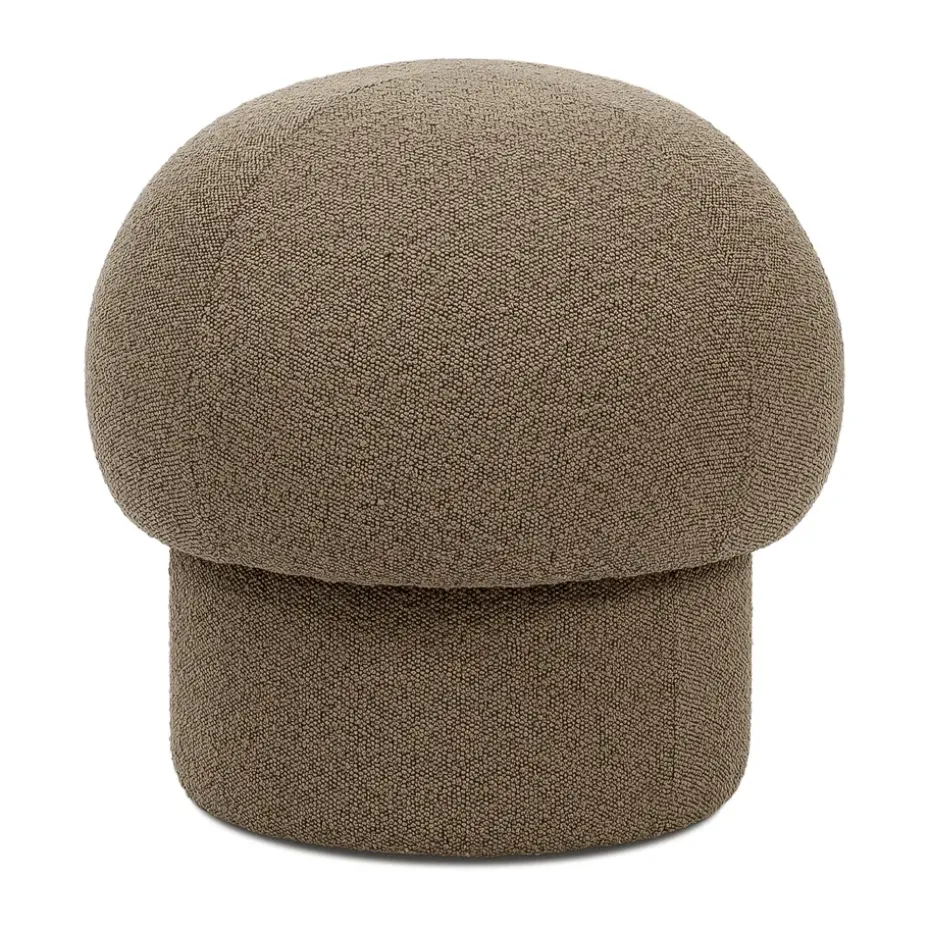 Pouf Uno Ø50 cm, Brown