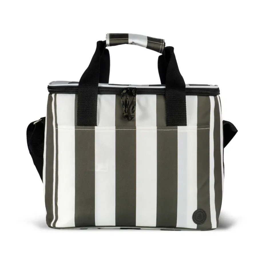 Sac isotherme City grand 20 L, Vert-blanc