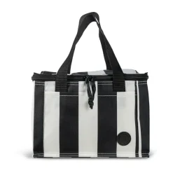 Sac isotherme City petit 3,2 L, Noir-blanc