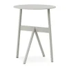Stock Table table d'appoint Ø37 cm H:46 cm, Gris chaud