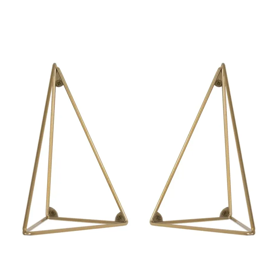 Support Pythagoras, lot de 2, laiton