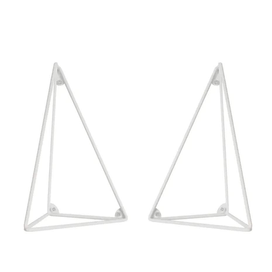 Support Pythagoras, lot de 2, blanc