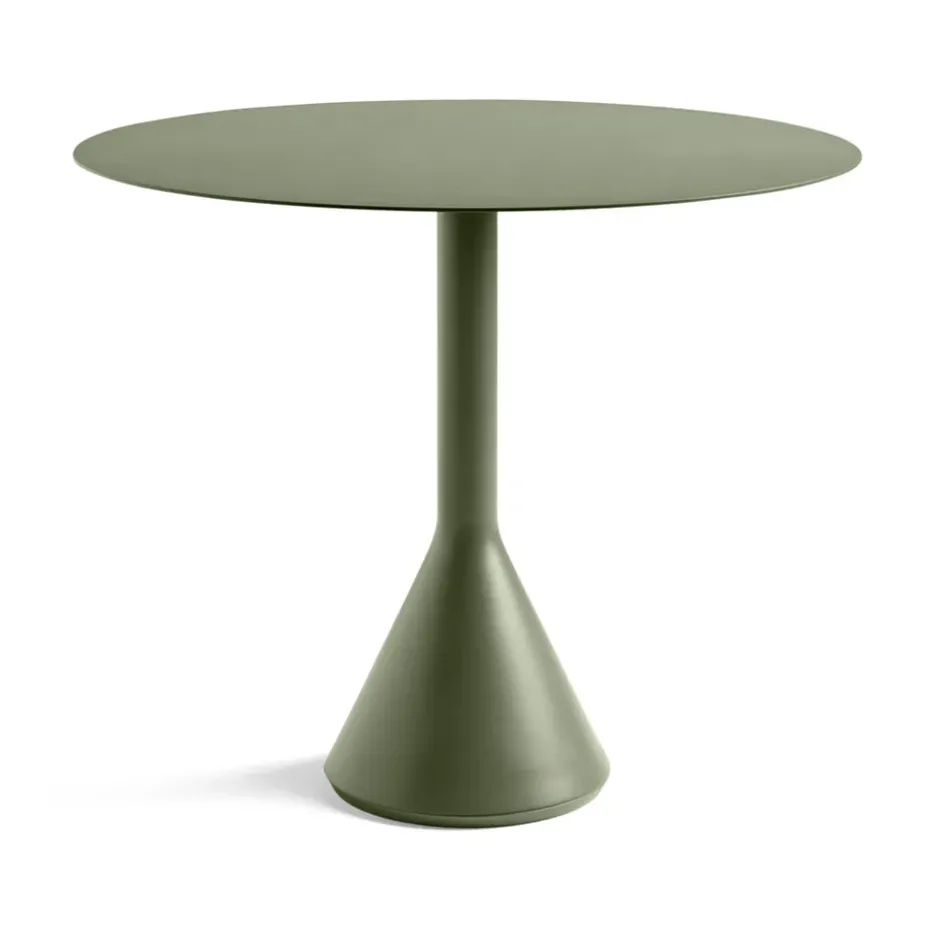 Table à café ronde Palissade Cone, Olive, ø90