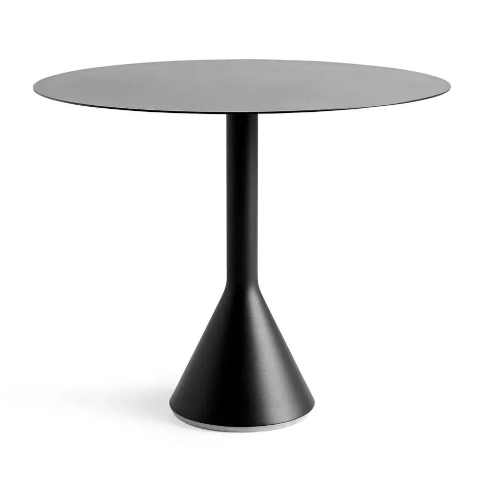 Table à café ronde Palissade Cone, Anthracite, ø90