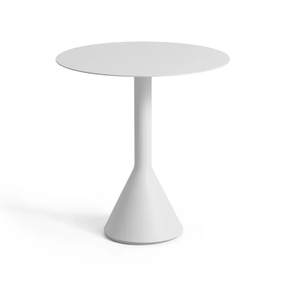 Table à café ronde Palissade Cone, Sky grey, Ø70 cm