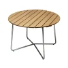 Table à manger 9A, Chêne huilé Ø100 cm