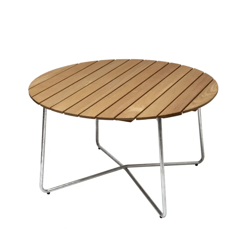 Table à manger 9A, Chêne huilé Ø120 cm