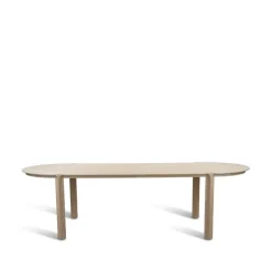 Table à manger Amor, Chêne blanchi, huile dure