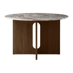 Table à manger Androgyne, Grey galaxy-chêne foncé