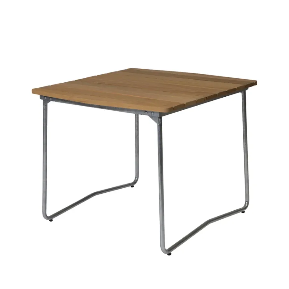 Table à manger B31, Chêne huilé-structure en acier avec galvanisation à chaud