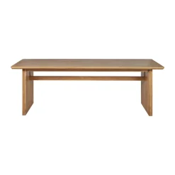 Table à manger Berghem 90x220 cm, Laqurered oak