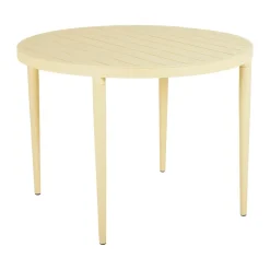 Table à manger Bigby, Lemon, Ø100 cm