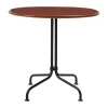Table à manger Carmel Bistro, 75x75 cm, Rock red-black semi matt