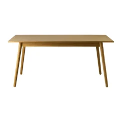Table à manger C35B 82x160 cm, Oak nature-oak nature lacquered