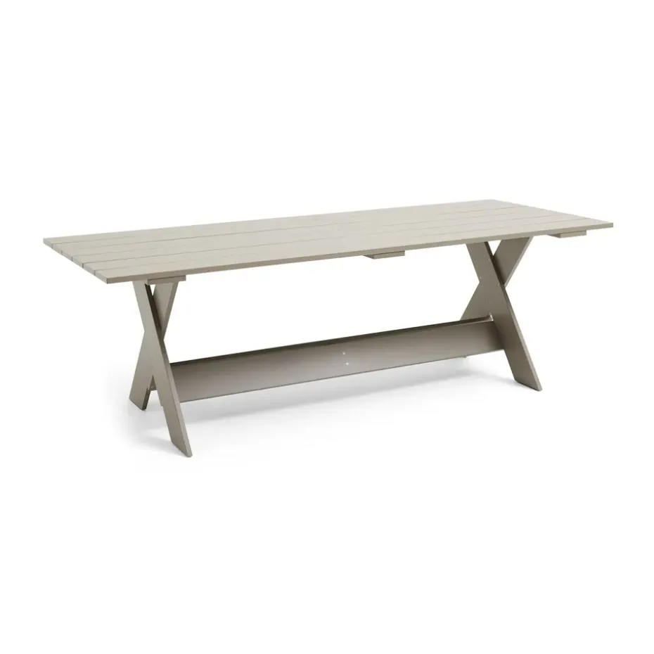 Table à manger Crate Dining Table 230x89,5 cm pin laqué, London fog