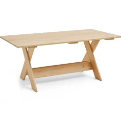 Table à manger Crate Dining Table 180x89,5 cm pin laqué, Transparent