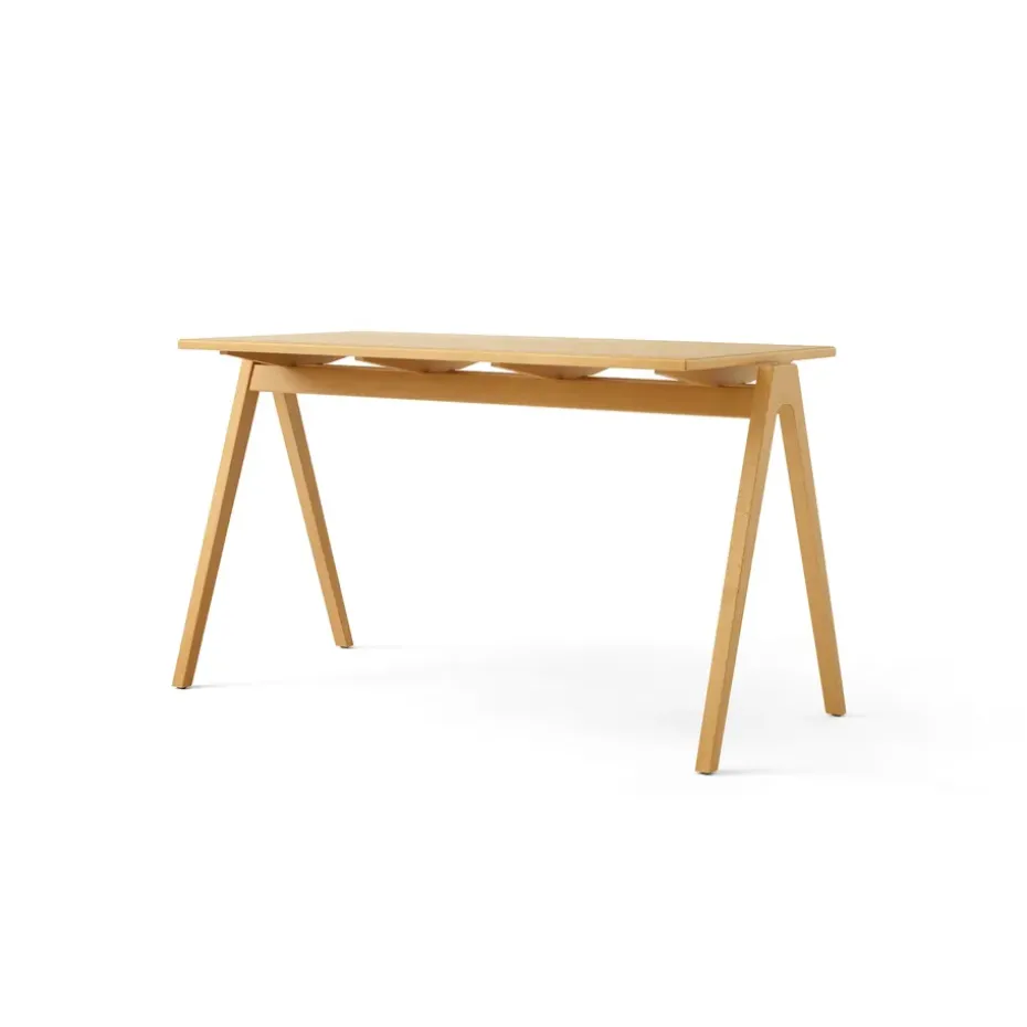 Table à manger Daystak RD2 122x71x61 cm, Honey stained beech