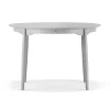 Table à manger divisible Carl Ø115 cm, Bouleau gris clair 51