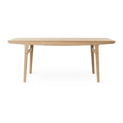 Table à manger Evermore avec 2 rallonges de 45 cm chacune, Natural oak, 190 cm