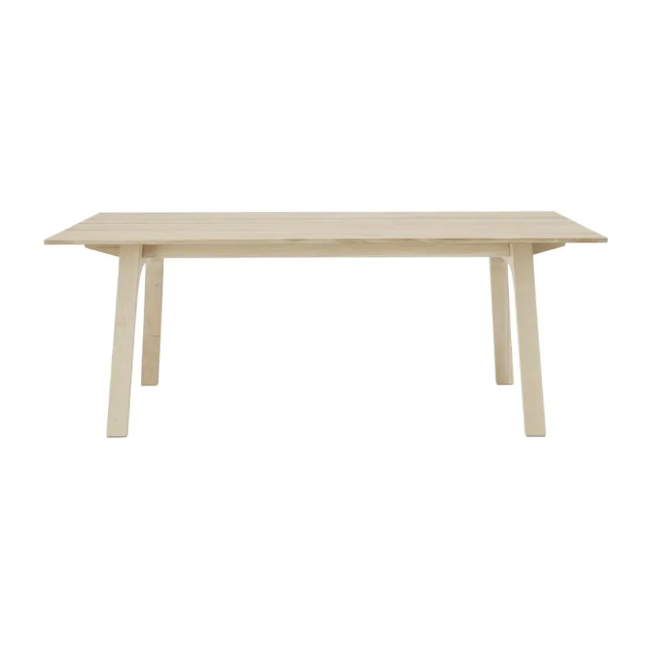 Table à manger extensible Earnest 205x100 cm, Oiled oak