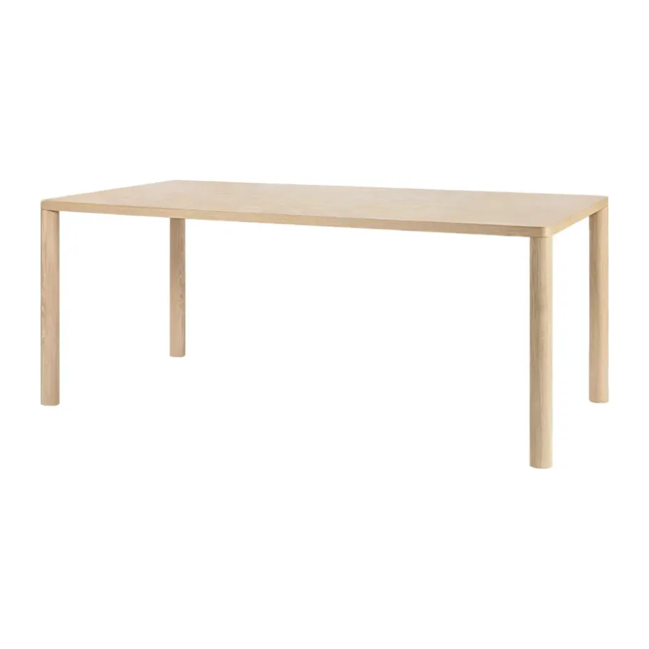 Table à manger Log 90x180 cm, Chêne
