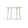 Table à manger Miss Tailor 82x82x73 cm, bouleau laqué mat clair-82x82 cm