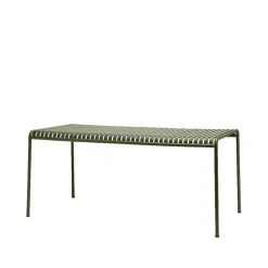 Table à manger Palissade 170x90 cm, Olive green