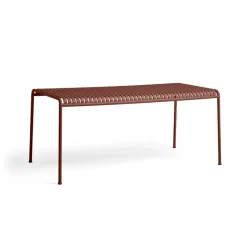 Table à manger Palissade 170x90 cm, Iron red
