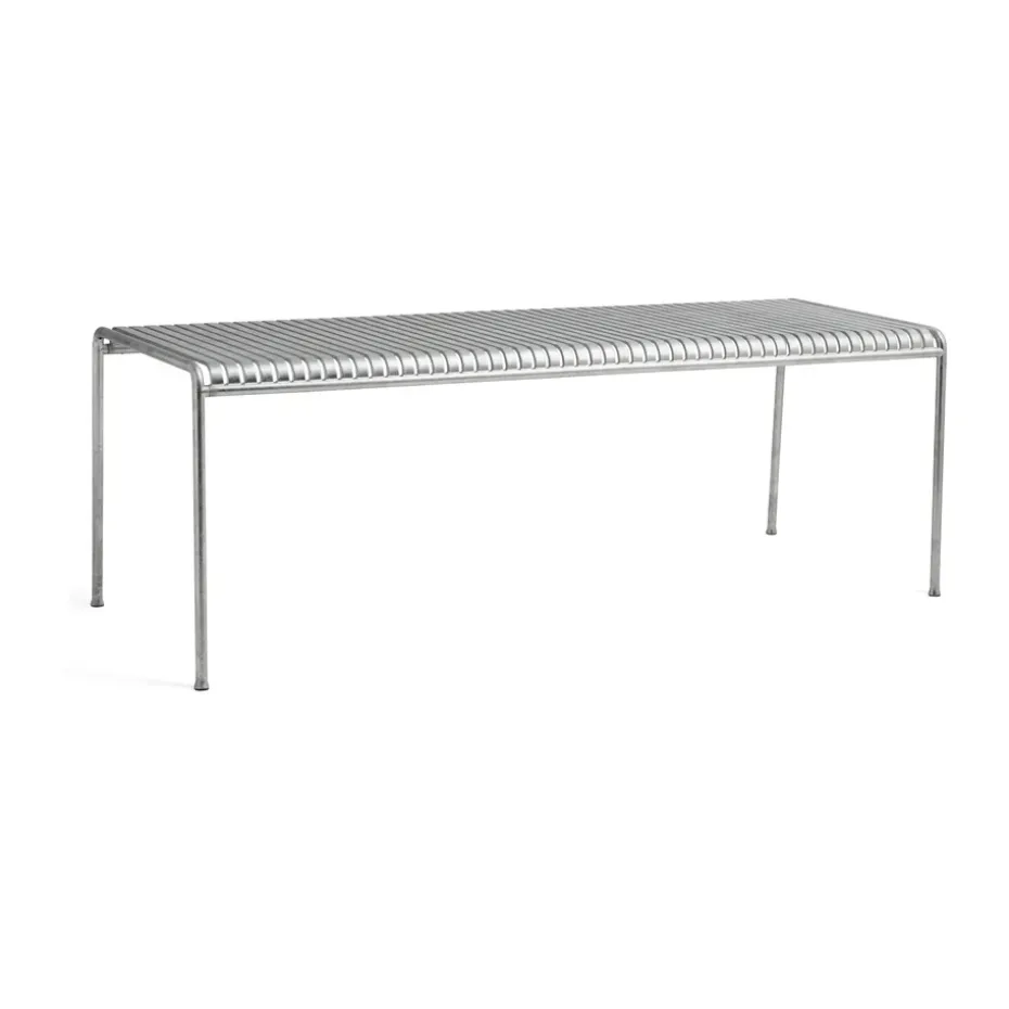 Table à manger Palissade 220x90 cm, Hot galvanised steel