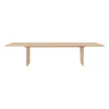 Table à manger Private 100x320 cm, Chêne teinté clair