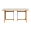 Table à manger rectangulaire Moebe, Light grey, 160x90 cm