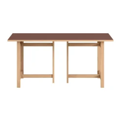 Table à manger rectangulaire Moebe, Burgundy, 160x90 cm