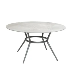 Table à manger ronde Joy, Fossil grey-clair gris Ø144 cm