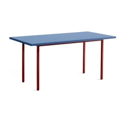 Table à manger Two-Colour 82x160 cm, Maroon red-blue