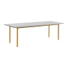 Table à manger Two-Colour 90x240 cm, Ochre-light grey