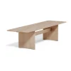 Table Alt 90x320 cm en chêne, Vernis mat clair