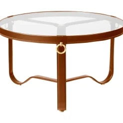 Table basse Adnet Ø70 cm, Fauve