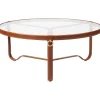 Table basse Adnet Ø100 cm, Fauve