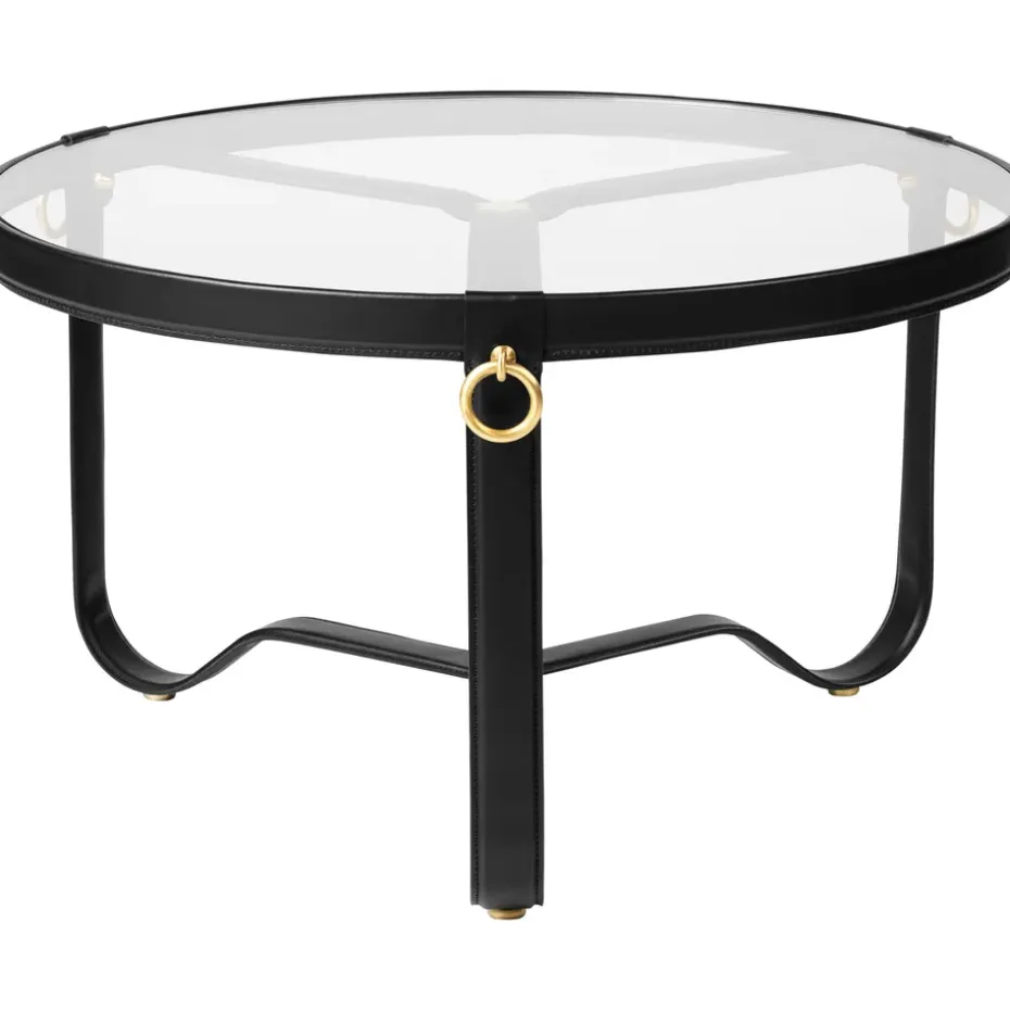Table basse Adnet Ø70 cm, Noir