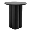 Table basse Aio Ø45x50 cm, Noir
