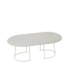 Table basse Airy ovale, grey, nanolaminé, large