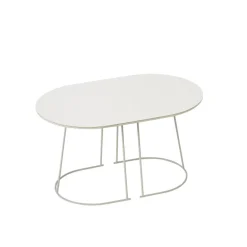 Table basse Airy S, Off-white nanolaminate