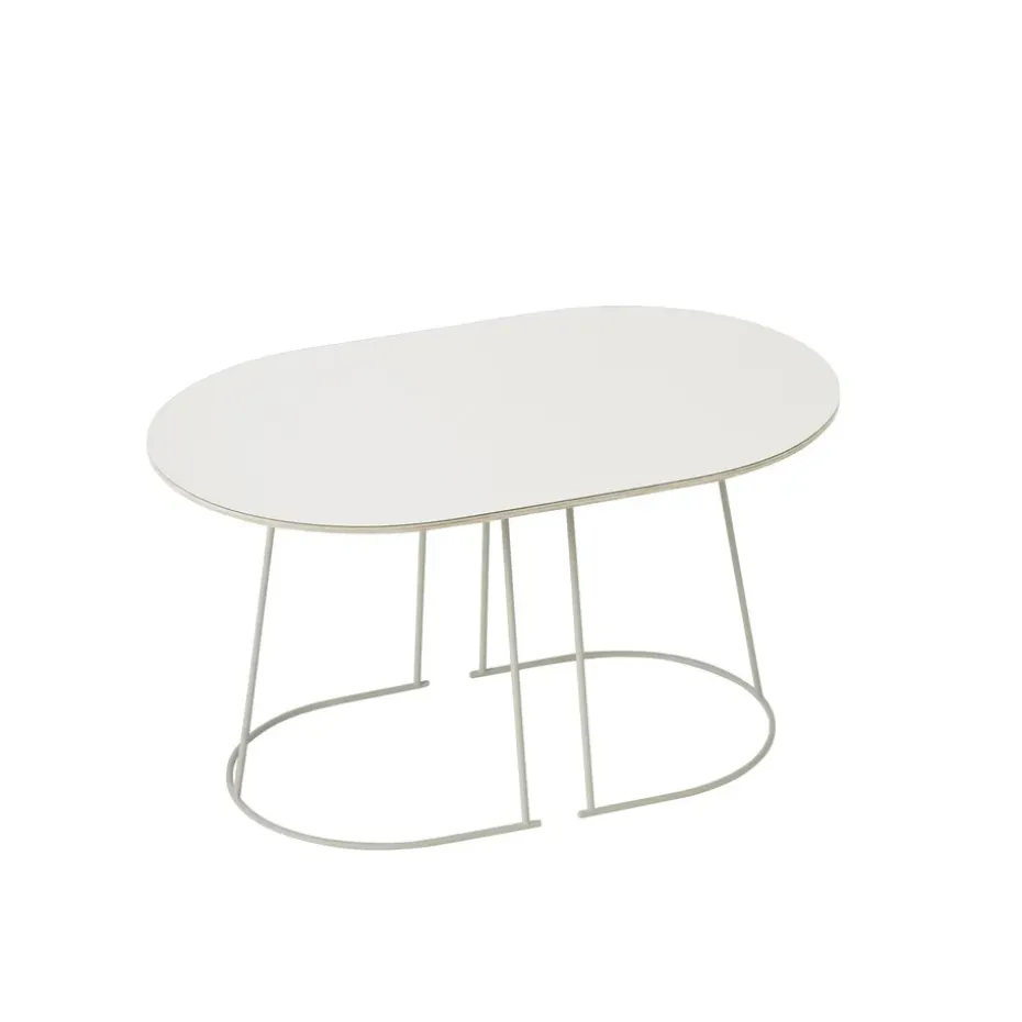 Table basse Airy S, Off-white nanolaminate